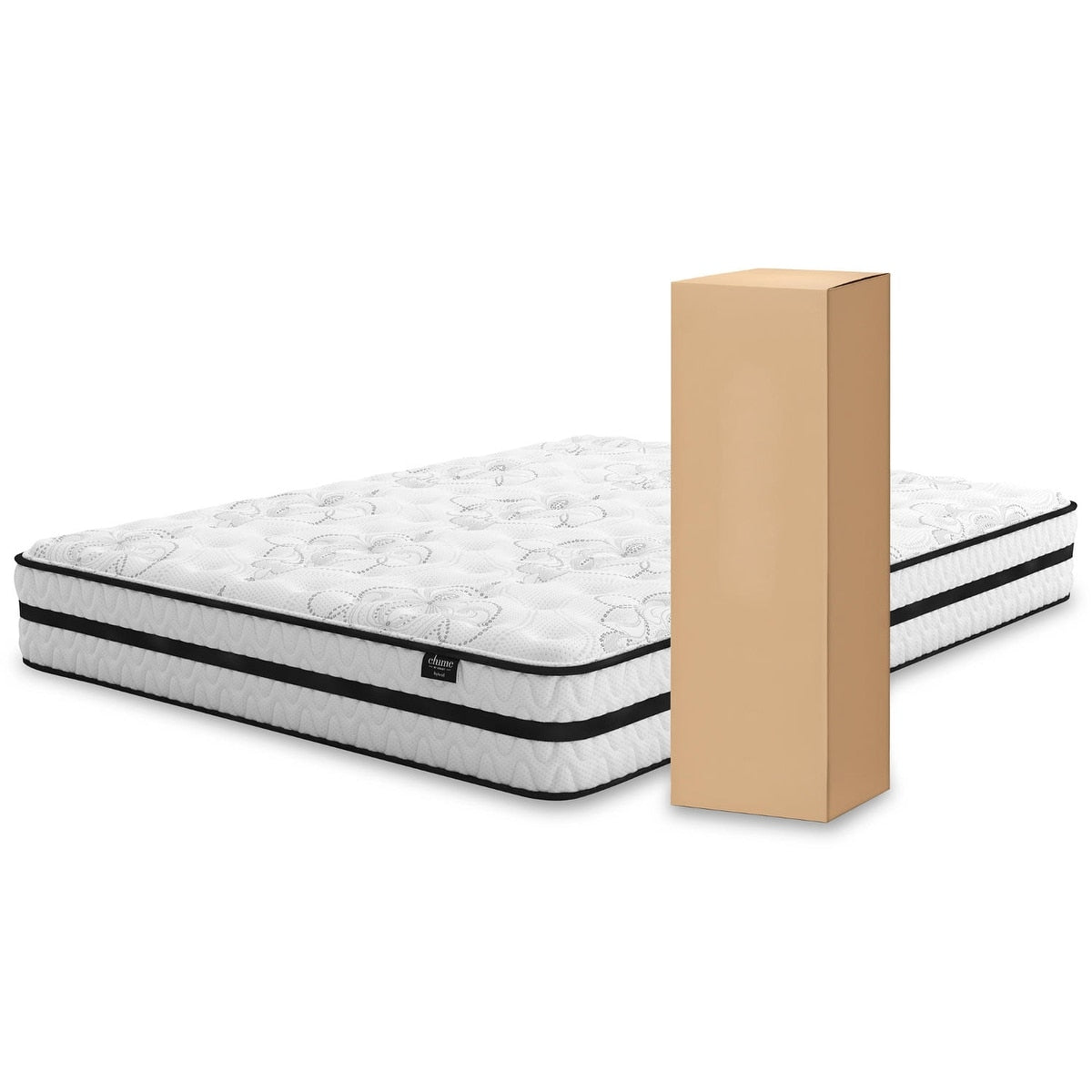 Matelas hybride de 25 cm (10 pouces) Signature Design by Ashley Chime, livré dans une boîte