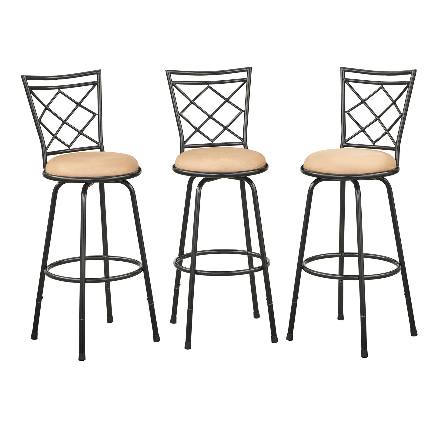 Tabourets pivotants réglables en hauteur Alyssa de Simple Living (lot de 3)