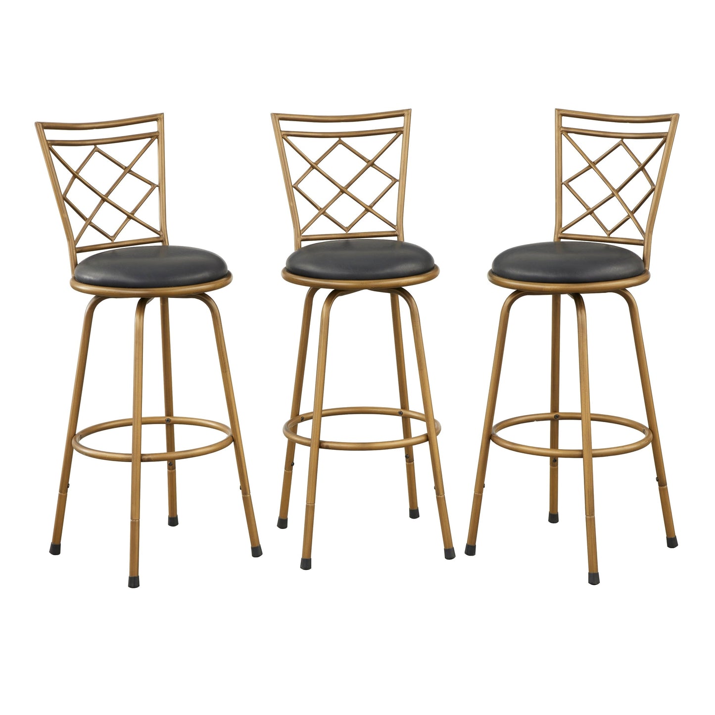 Tabourets pivotants réglables en hauteur Alyssa de Simple Living (lot de 3)