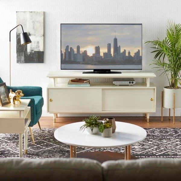 Meuble TV en bois Simple Living Margo, style moderne du milieu du siècle