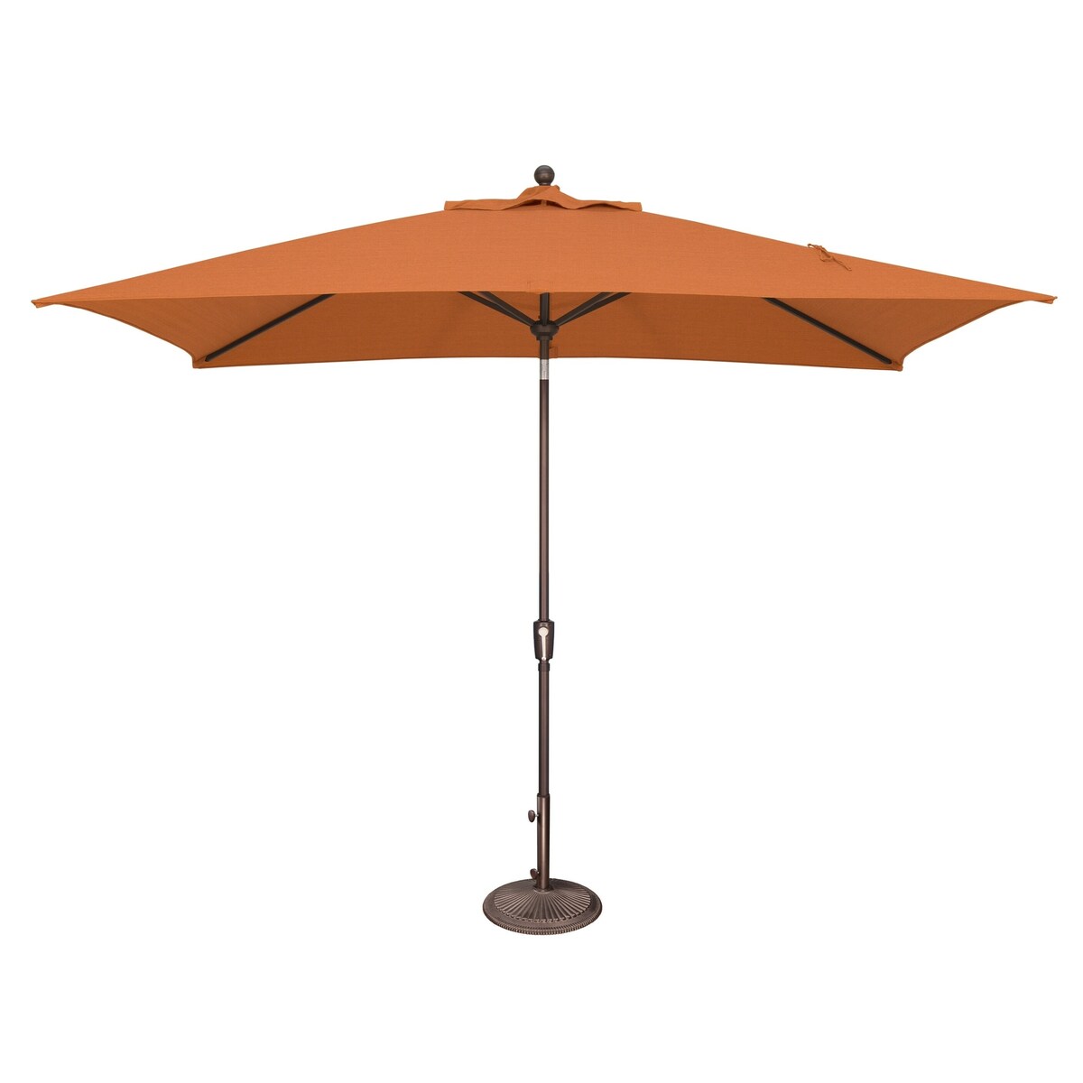 Parasol inclinable rectangulaire SimplyShade Catalina de 3 mètres avec bouton-poussoir