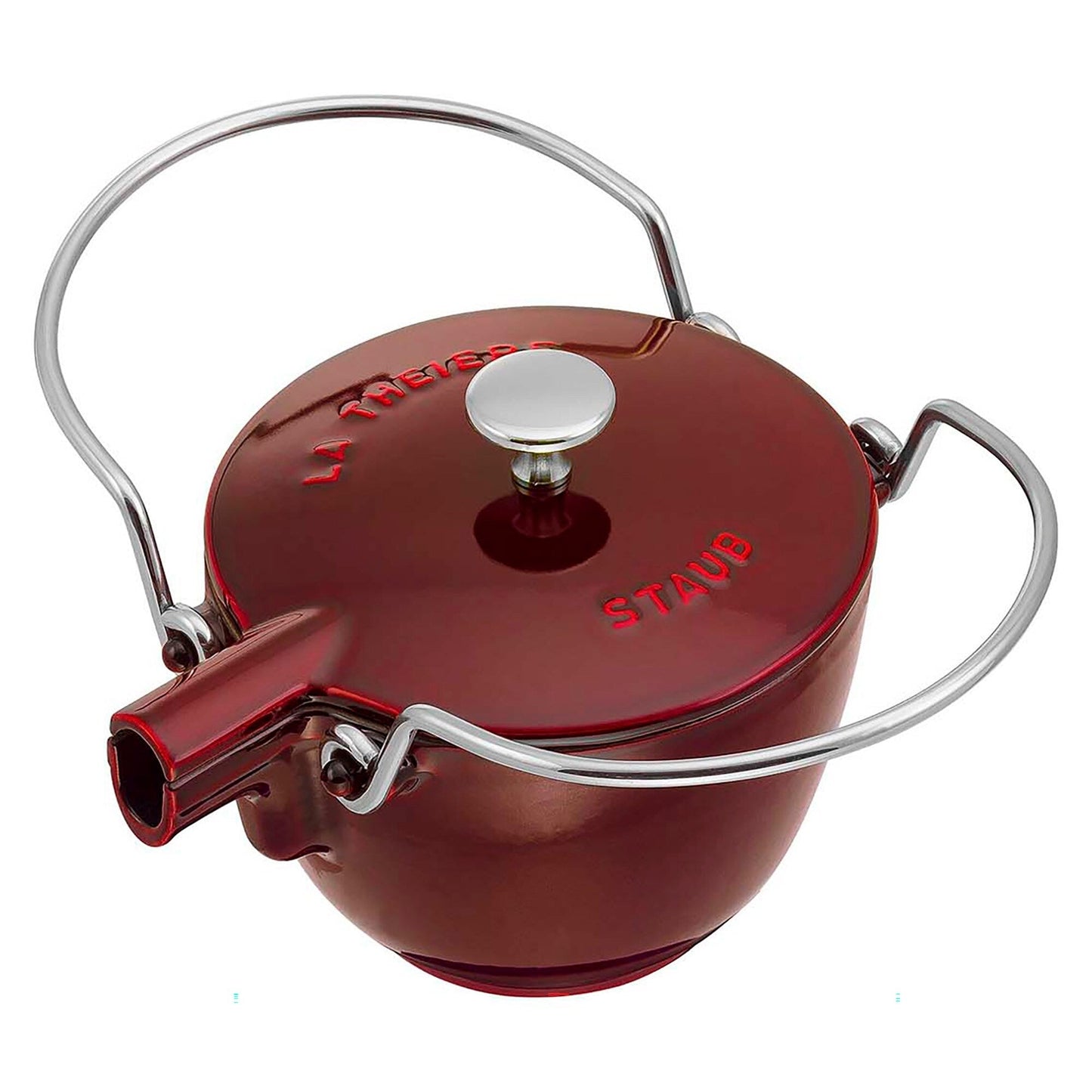 Bouilloire à thé ronde en fonte STAUB, 1 quart