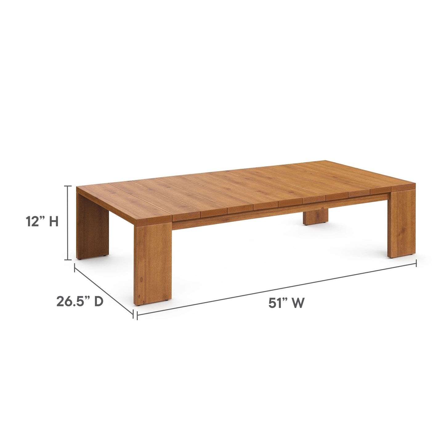 Ensemble de meubles de jardin en acacia Tahoe pour terrasse, 5 pièces