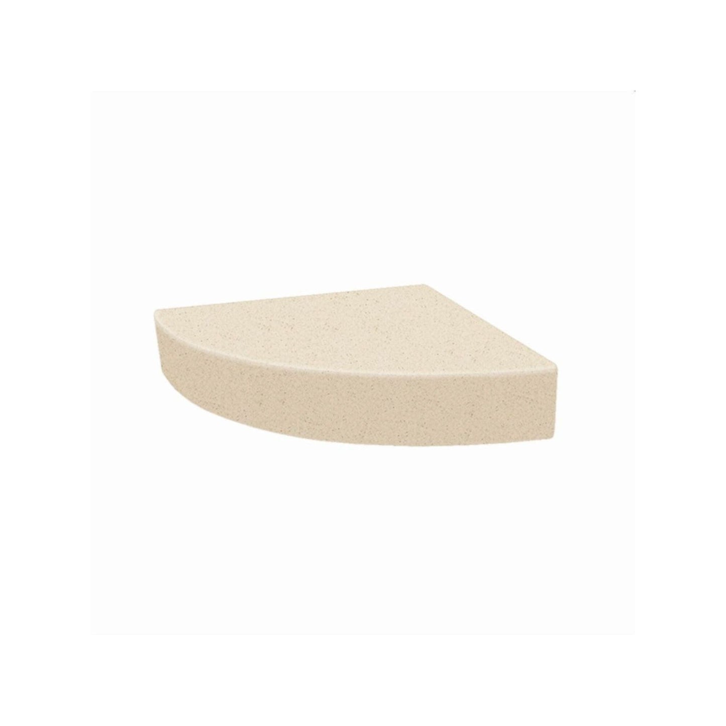 Transolid Studio, siège de douche d'angle mural en surface solide, 35,5 x 35,5 cm - 36,8 x 36,2 x 7,6 cm