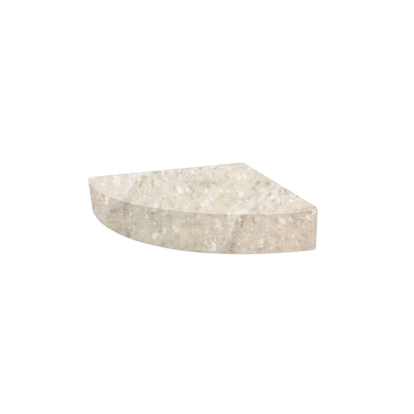 Transolid Studio, siège de douche d'angle mural en surface solide, 35,5 x 35,5 cm - 36,8 x 36,2 x 7,6 cm