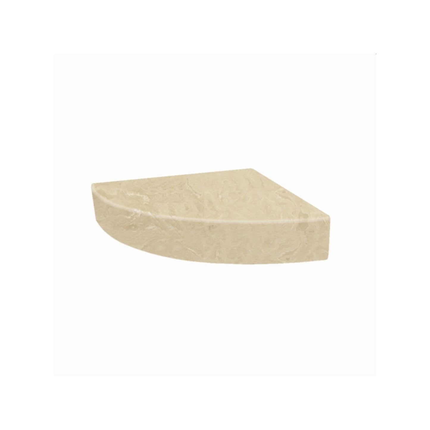 Transolid Studio, siège de douche d'angle mural en surface solide, 35,5 x 35,5 cm - 36,8 x 36,2 x 7,6 cm