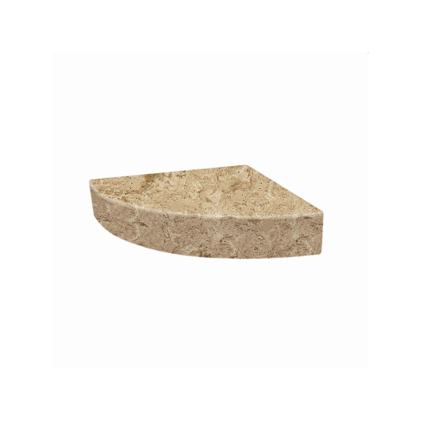 Transolid Studio, siège de douche d'angle mural en surface solide, 35,5 x 35,5 cm - 36,8 x 36,2 x 7,6 cm