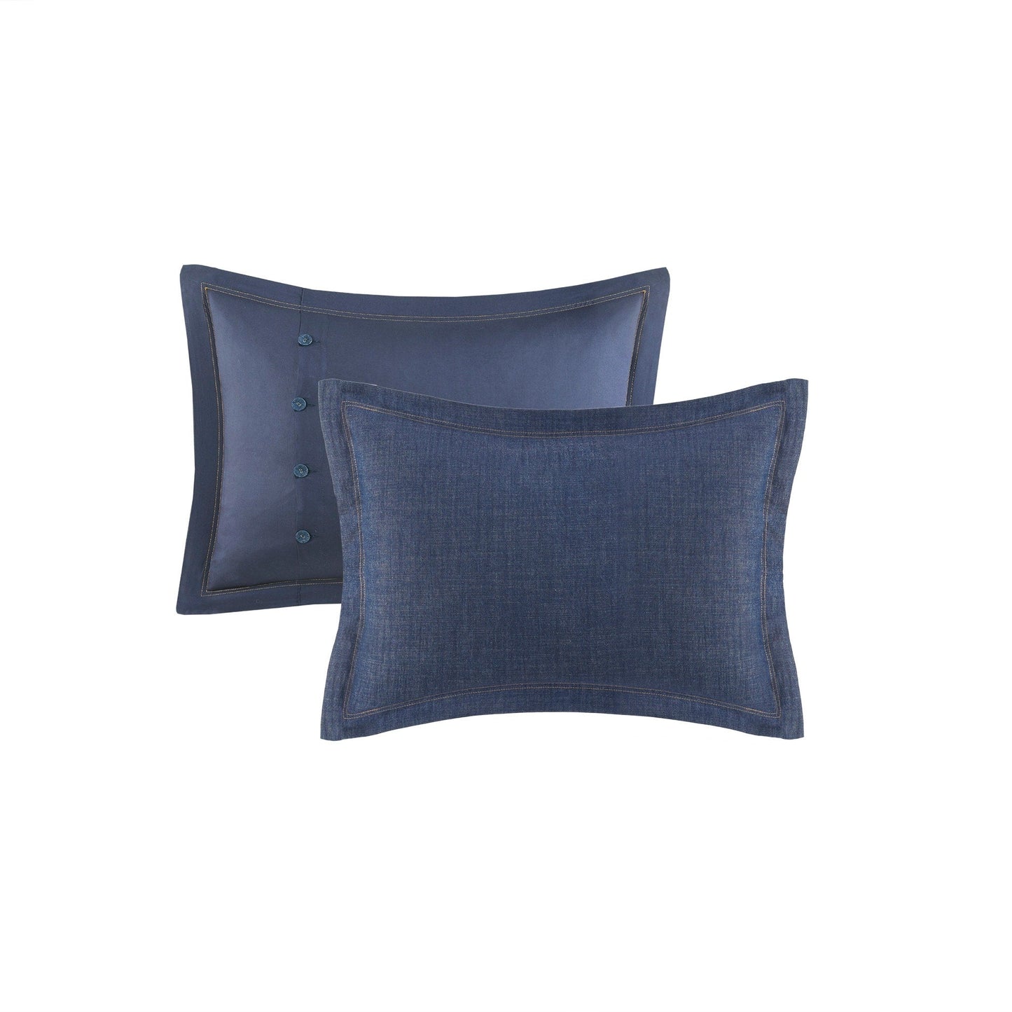 Ensemble de couette en jean Perry Blue surdimensionné et surrempli de Woolrich