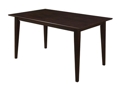 Table à manger rectangulaire Gabriel, couleur cappuccino