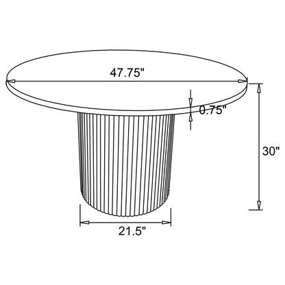 Table à manger Bradbury