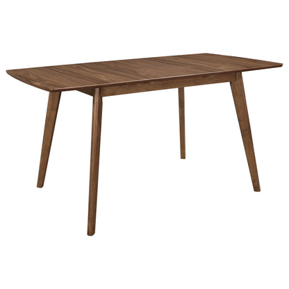 Table à manger rectangulaire Alfredo en noyer naturel