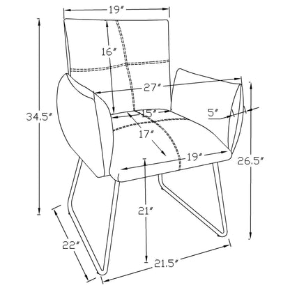 Chaise d'appoint Ackland
