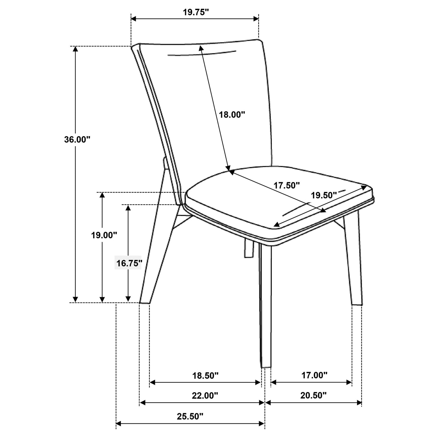Chaise d'appoint Biloxi