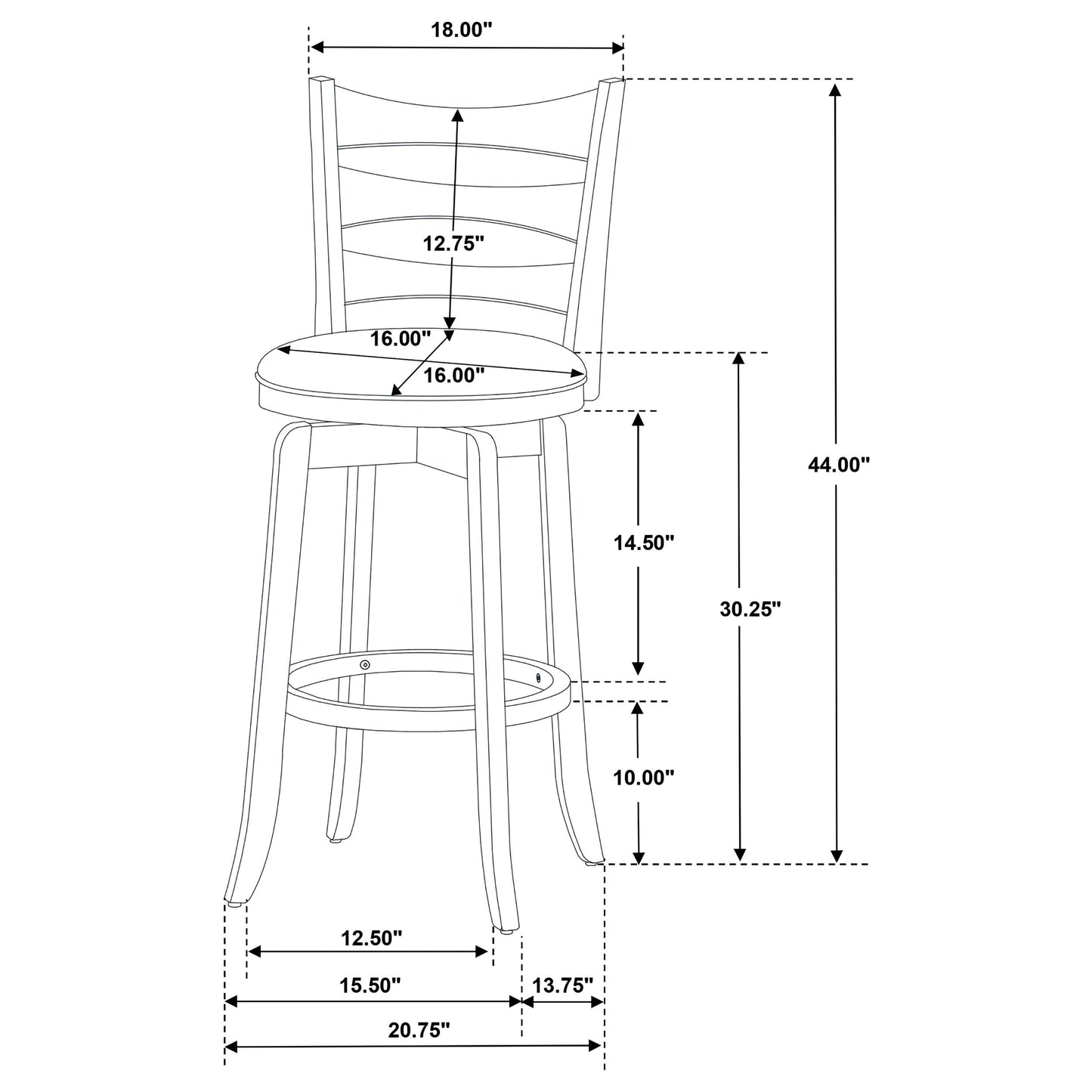 Tabouret de bar Murphy