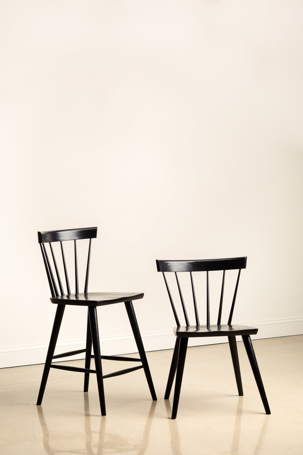 Tabouret Boston - Chêne rouge noir
