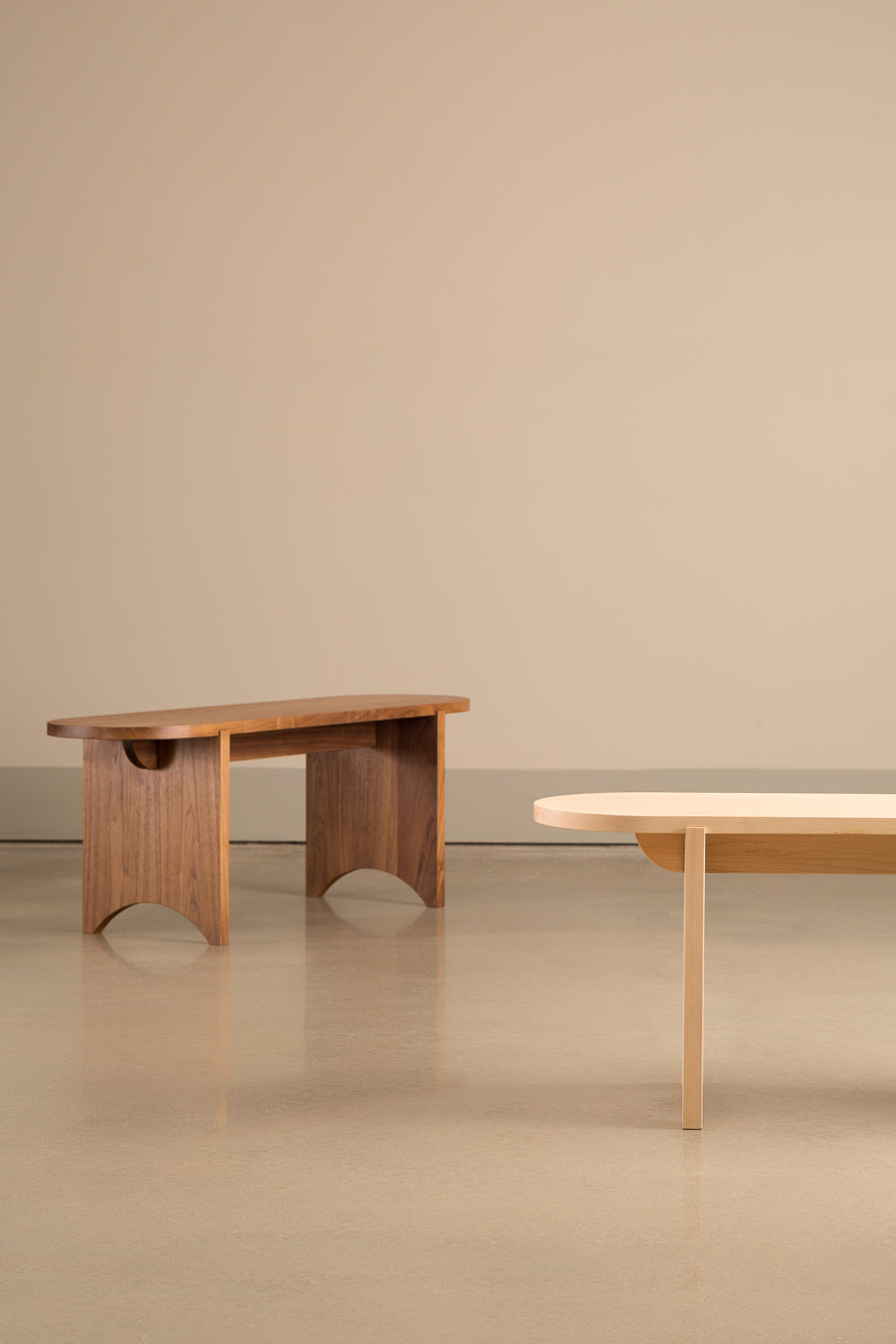 Banc Portland - Noyer