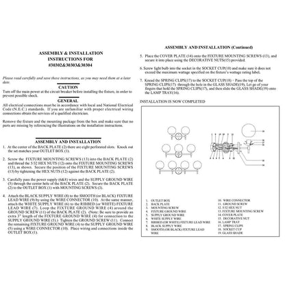929 Lighting Lustre de salle de bain à 3 lumières avec finitions multiples et abat-jours en verre opale