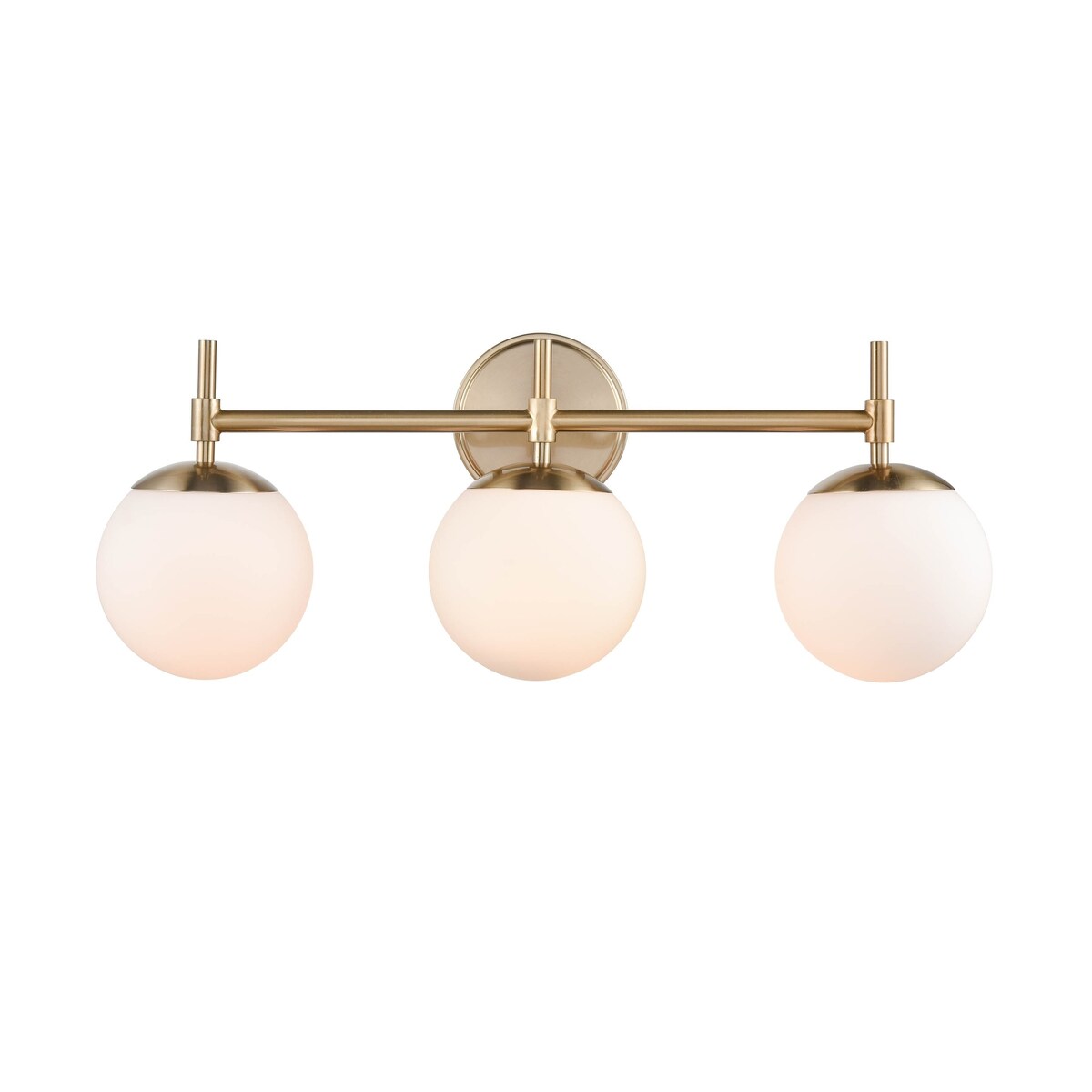 929 Lighting Lustre de salle de bain à 3 lumières avec finitions multiples et abat-jours en verre opale