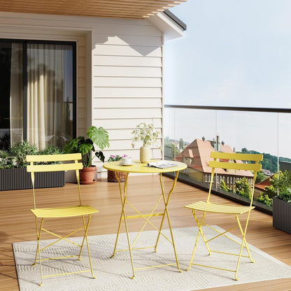 Ensembles de bistro de terrasse 3 pièces