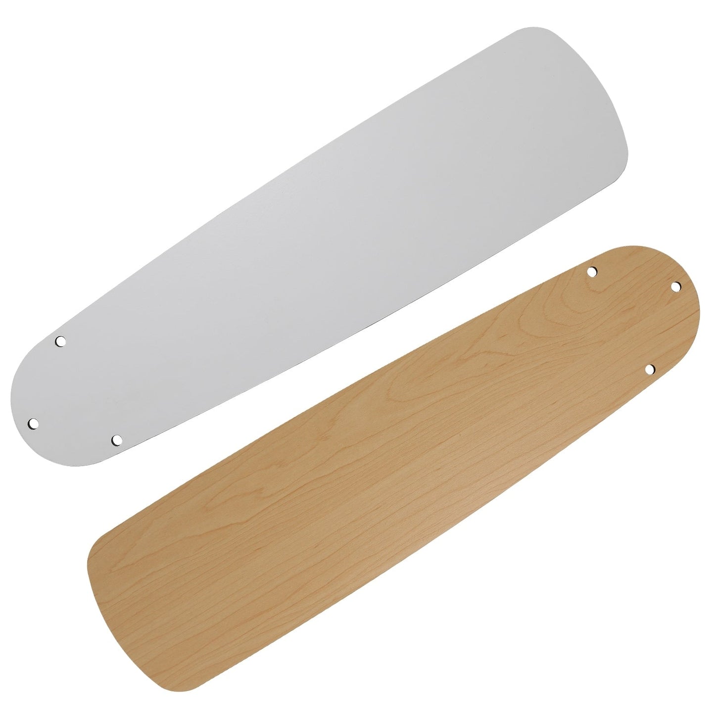 Ventilateur de plafond à LED intégré de 48 et 52 pouces avec lumière et télécommande, moteur à courant continu réversible.