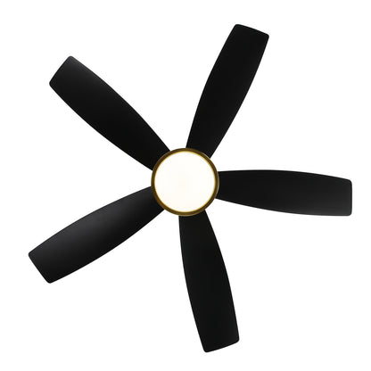 Ventilateur de plafond Breezary à 5 pales LED 65/52/42 avec kit d'éclairage et télécommande