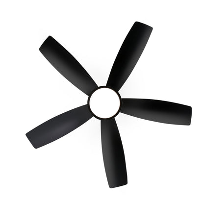 Ventilateur de plafond Breezary à 5 pales LED 65/52/42 avec kit d'éclairage et télécommande