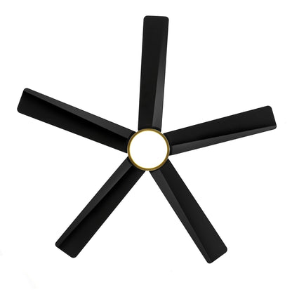 Ventilateur de plafond Breezary à 5 pales LED 65/52/42 avec kit d'éclairage et télécommande