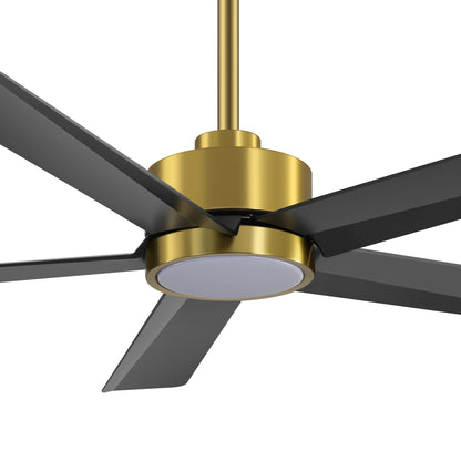 Ventilateur de plafond Breezary à 5 pales LED 65/52/42 avec kit d'éclairage et télécommande