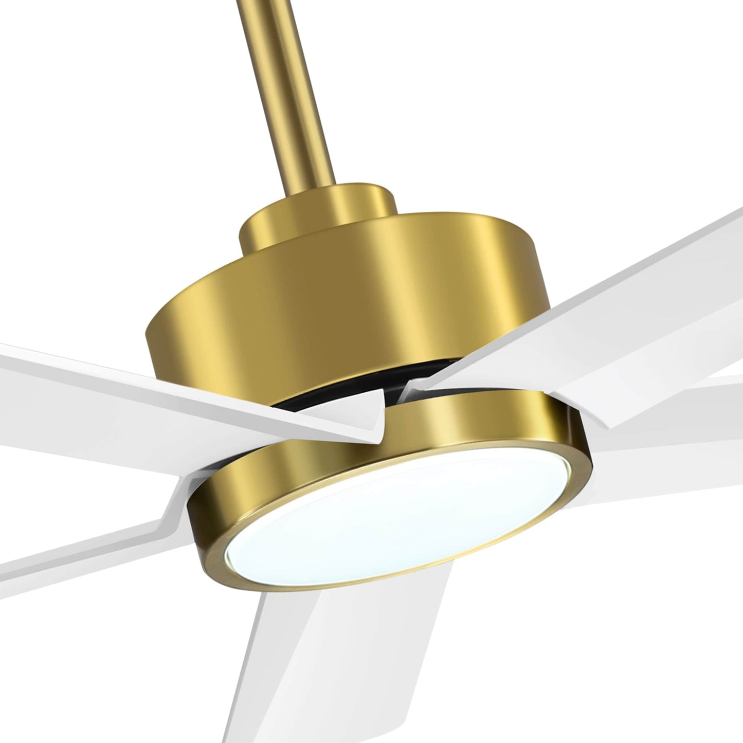 Ventilateur de plafond Breezary à 5 pales LED 65/52/42 avec kit d'éclairage et télécommande