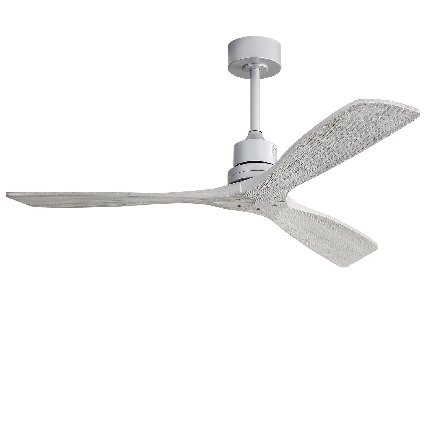 Ventilateur de plafond intérieur en bois Sofucor 52 avec télécommande, éclairage intégré en option.