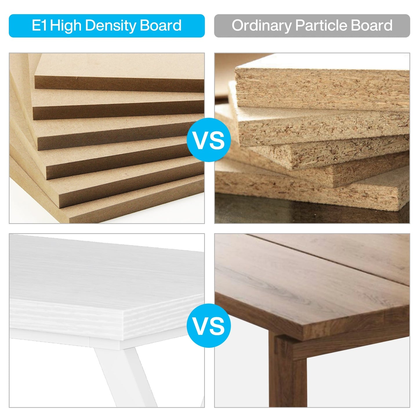 Bureau d'ordinateur robuste 55, bureau de bureau