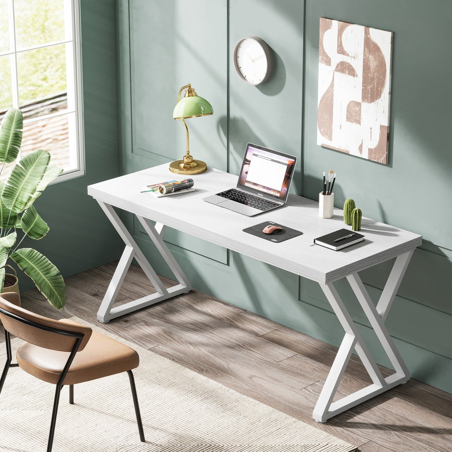 Bureau d'ordinateur robuste 55, bureau de bureau