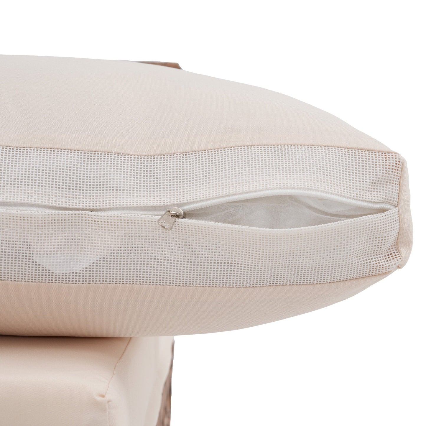 Ensemble de canapés modulaires d'extérieur pour 6 personnes avec coussins