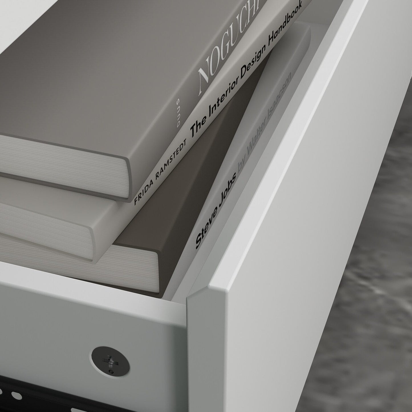 Commode 63W à 9 tiroirs, commode d'appoint pour salon et chambre à coucher.