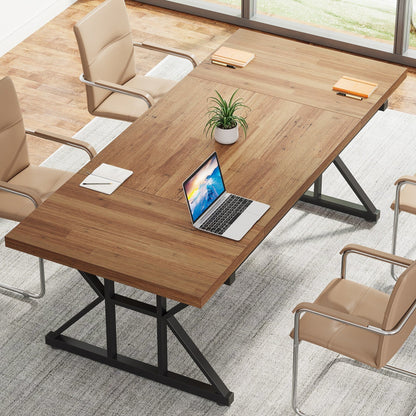 Bureau de direction de 180 cm, grand bureau d'ordinateur, poste de travail.