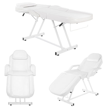 Table de massage, lit de beauté, chaise de tatouage réglable 73 avec tabouret