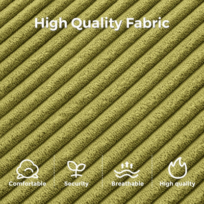 8 Canapé-lit pliable en velours côtelé, simple