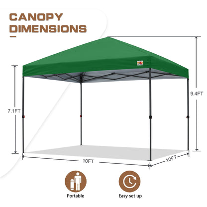 ABCCANOPY Tente de parasol pliable facile et durable pour extérieur