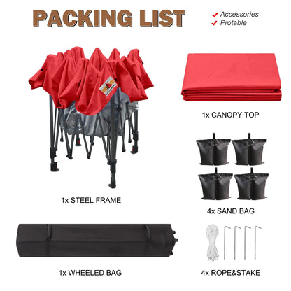 ABCCANOPY Tente de parasol pliable facile et durable pour extérieur