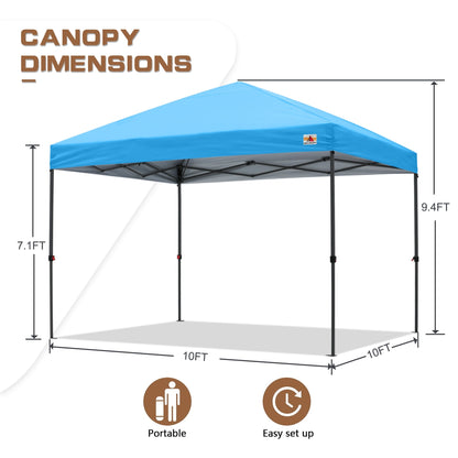 ABCCANOPY Tente de parasol pliable facile et durable pour extérieur