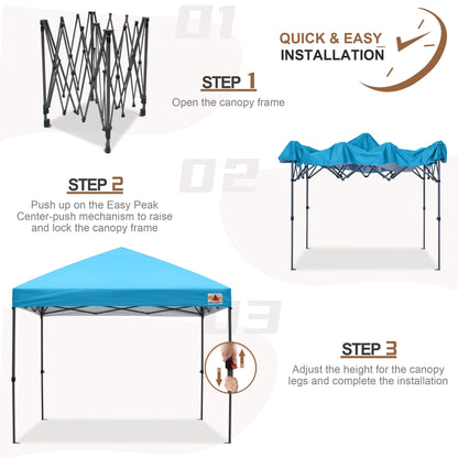 ABCCANOPY Tente de parasol pliable facile et durable pour extérieur