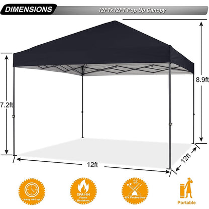 ABCCANOPY Tente de parasol pliable facile et durable pour extérieur
