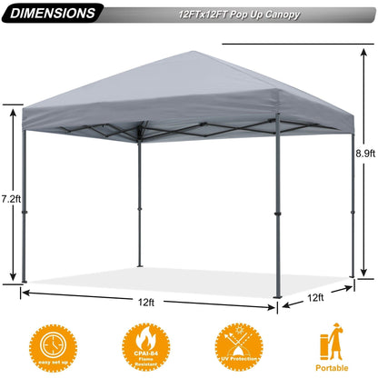 ABCCANOPY Tente de parasol pliable facile et durable pour extérieur
