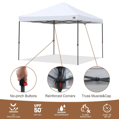 ABCCANOPY Tente de parasol pliable facile et durable pour extérieur