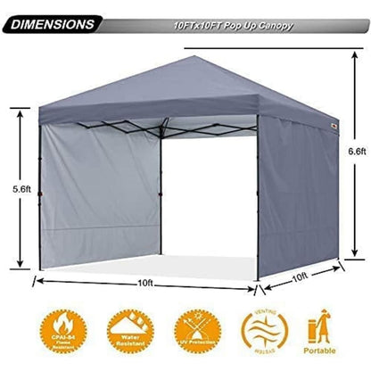 ABCCANOPY Tente de parasol pliable facile et durable pour extérieur