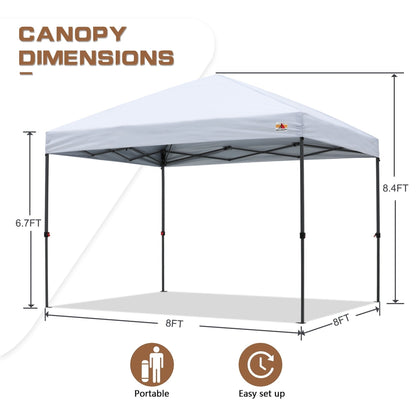 ABCCANOPY Tente de parasol pliable facile et durable pour extérieur
