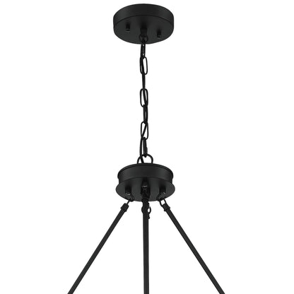 Suspension Acroma à 12 lumières, style ferme, en forme de roue de charrette de 40 pouces, avec certification UL - 40'' de diamètre x 138'' de hauteur