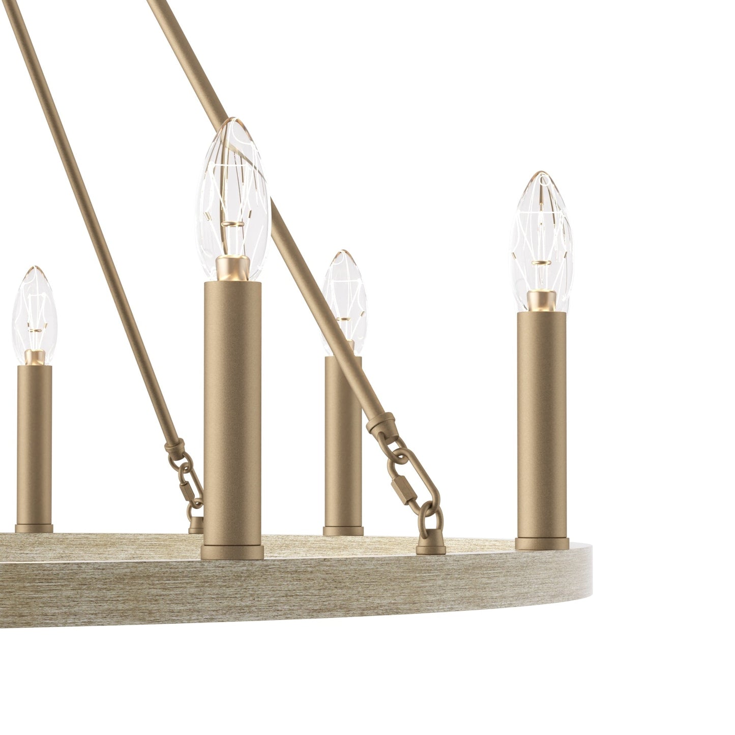 Suspension Acroma à 12 lumières, style ferme, en forme de roue de charrette de 40 pouces, avec certification UL - 40'' de diamètre x 138'' de hauteur