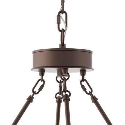 Suspension Acroma à 12 lumières, style ferme, en forme de roue de charrette de 40 pouces, avec certification UL - 40'' de diamètre x 138'' de hauteur