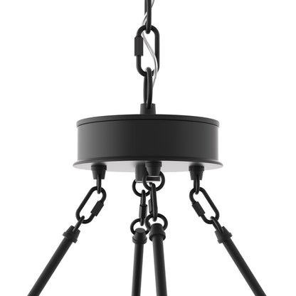 Suspension Acroma à 12 lumières, style ferme, en forme de roue de charrette de 40 pouces, avec certification UL - 40'' de diamètre x 138'' de hauteur